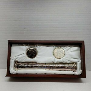 Rosewood Birth Certificate Holder & Memory Set. First Tooth, First Curl.  Unused